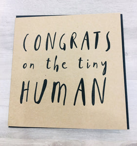 Congrats on the tiny Human